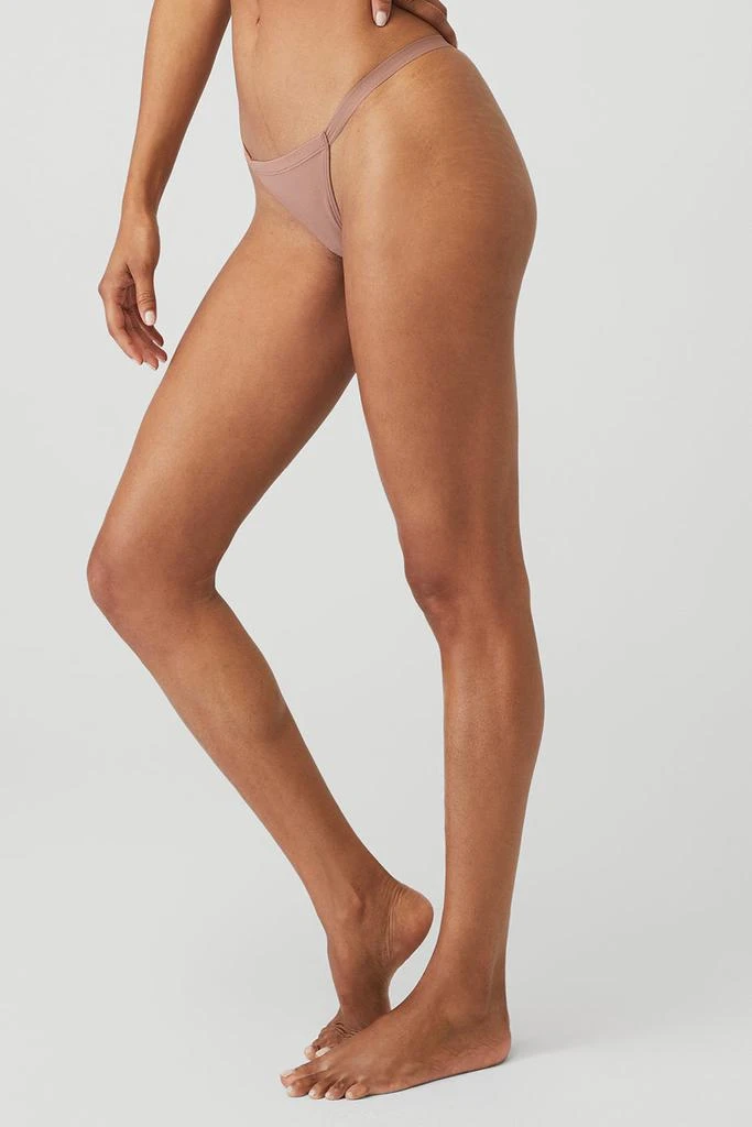 Alo Airbrush Invisible String Thong - Smoky Quartz 2