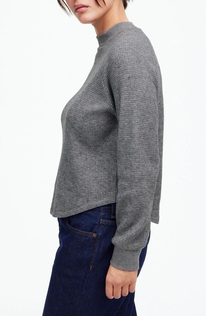Madewell Long Sleeve Waffle Knit Crewneck T-Shirt 3