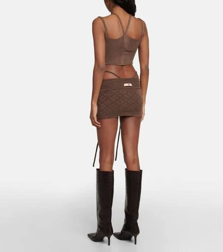 KNWLS Cali knit miniskirt 3