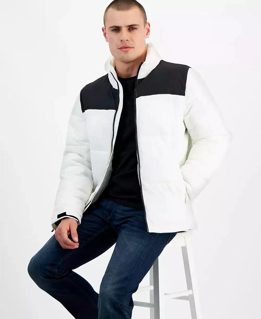 Club Room Men's Colorblocked Quilted Full-Zip Puffer Jacket, Created for Macy's 4