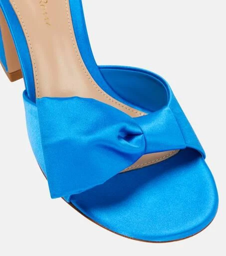 Gianvito Rossi Rosie satin mules 6