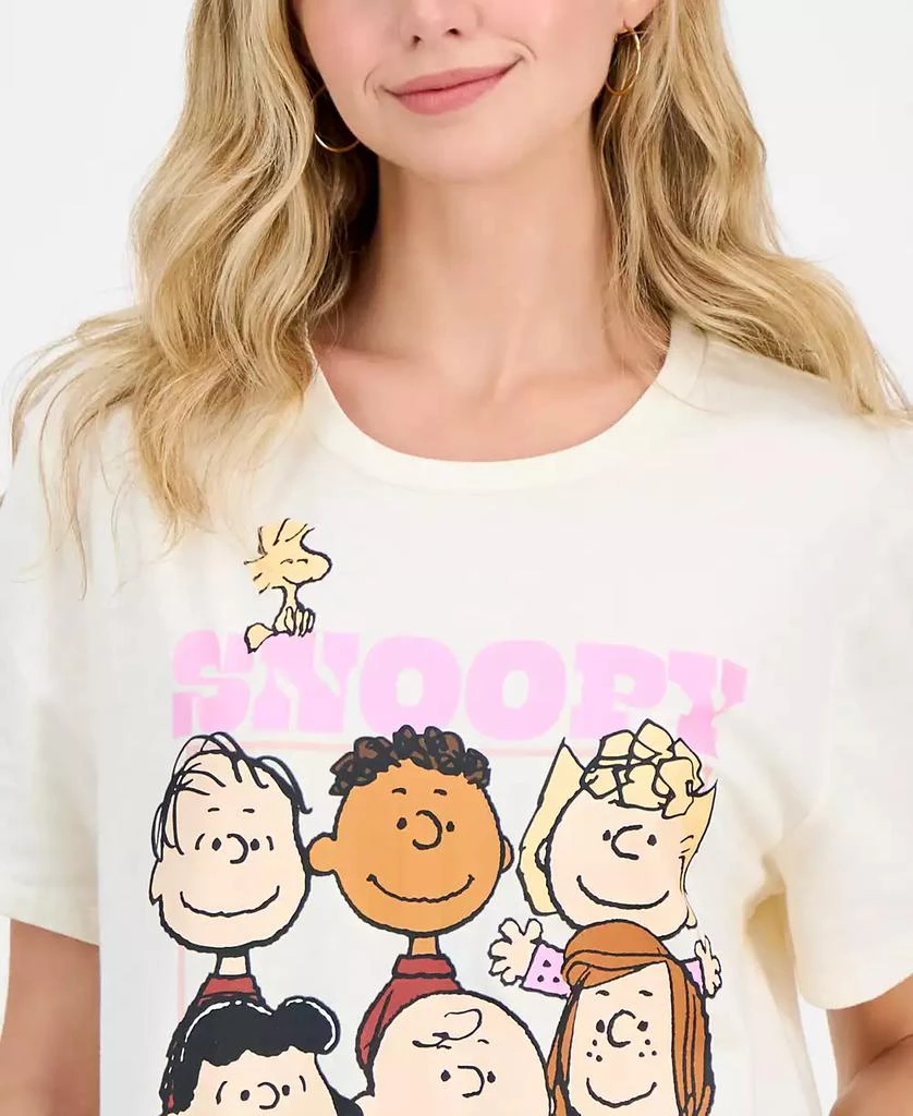 Disney Juniors' Snoopy And Friends Graphic Print T-Shirt 3