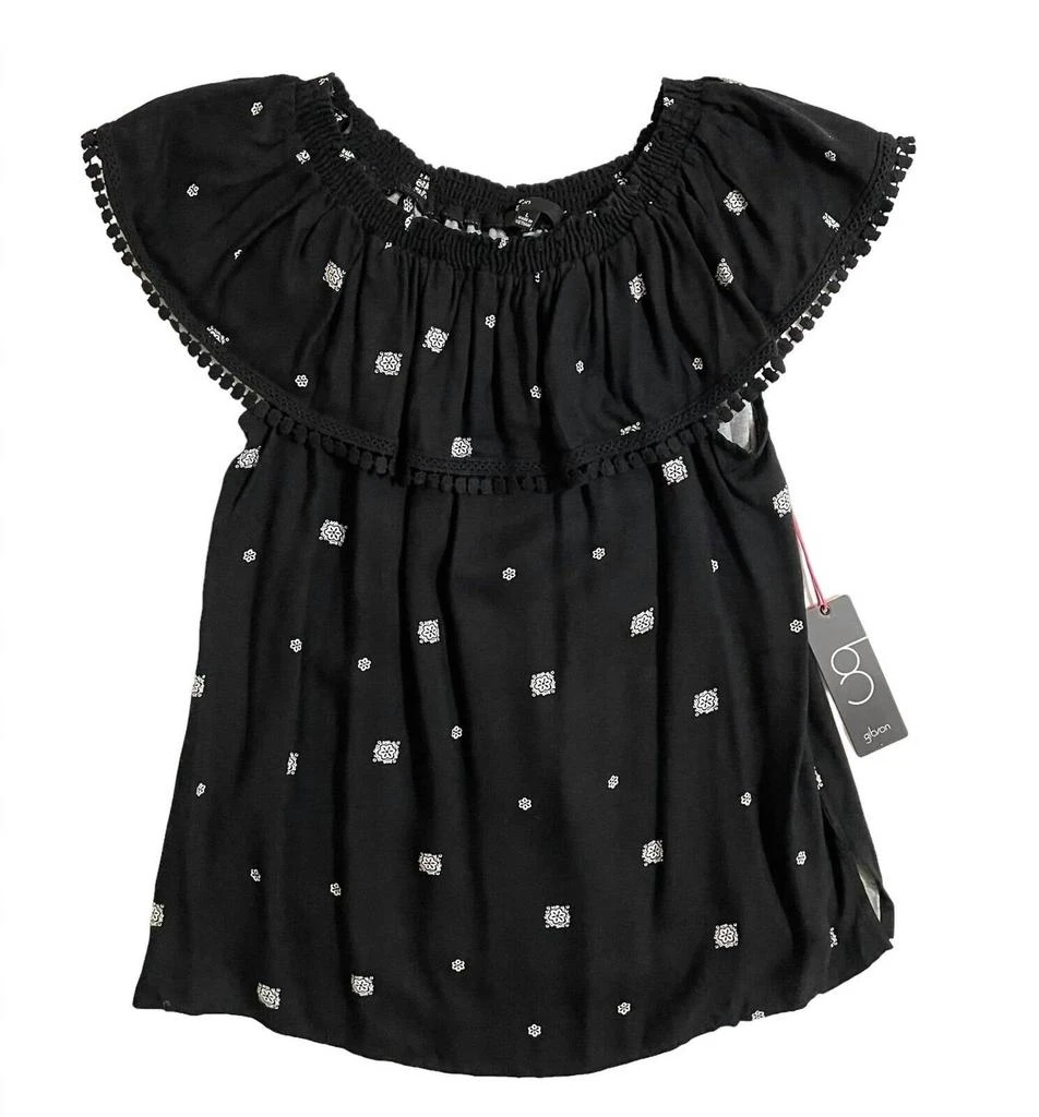 Gibson Gibson - Women's X HI Sugarplum Convertible Ruffle Top 2