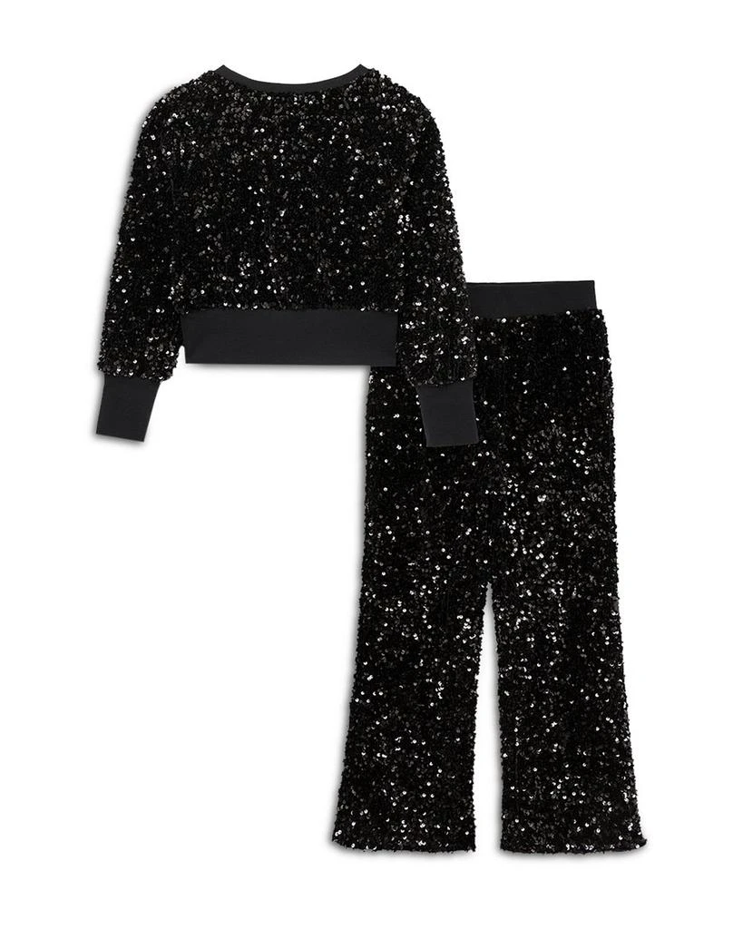 Habitual Girls' Velour Sequins Pants Set - Big Kid 3