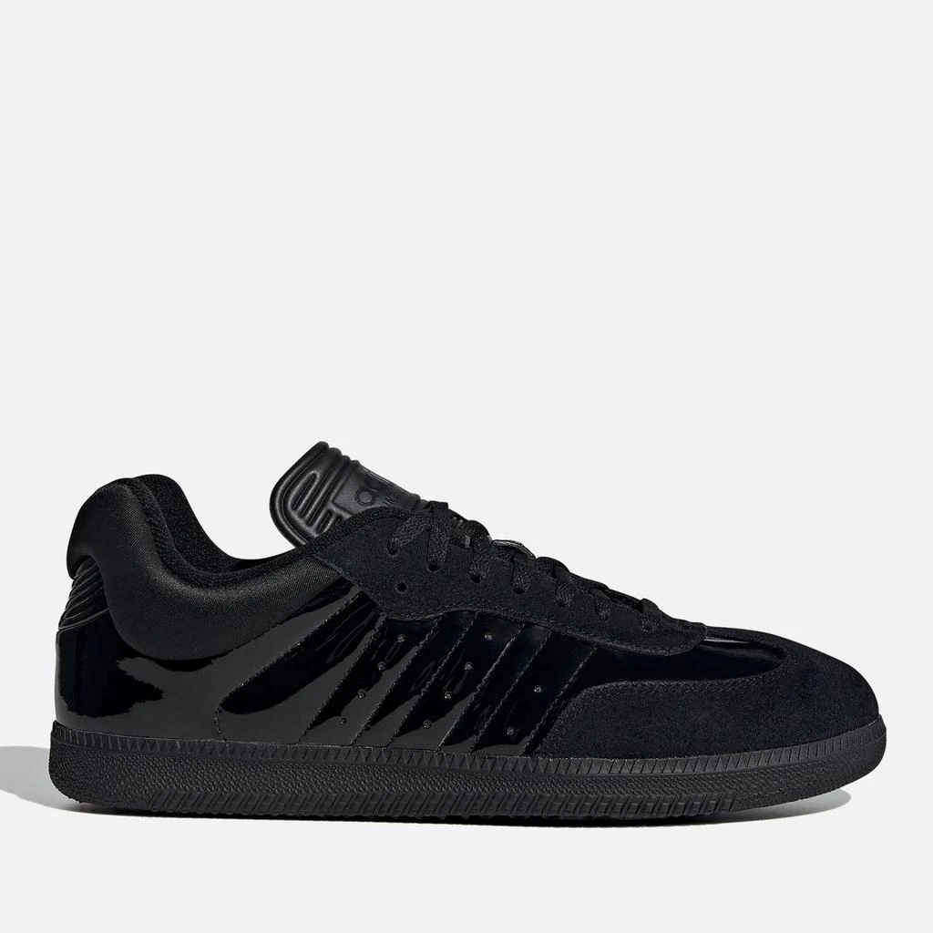 Adidas Samba Patent-Leather and Suede Trainers 1