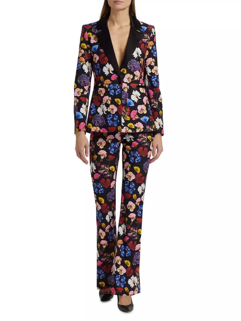 Alice + Olivia Hundley Floral Tailored Blazer 2