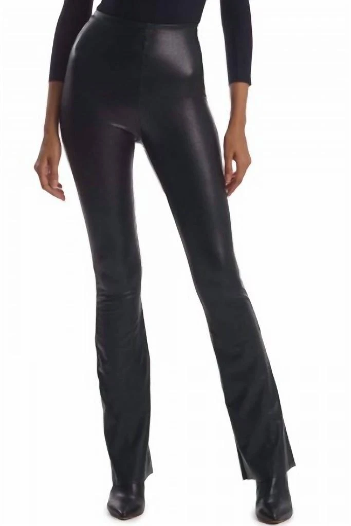 Commando Commando - Faux Leather Flared Full Length Leggings