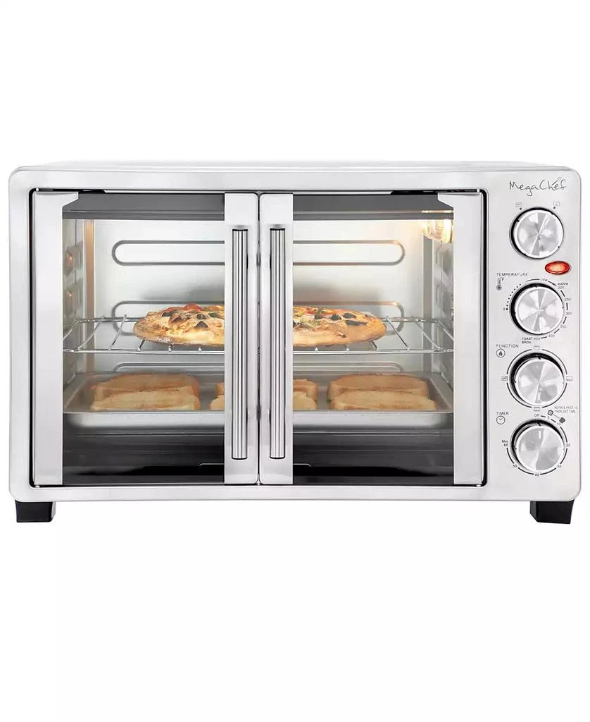 MegaChef 30 Quart French Door Multi-Function Electric Toaster Oven 6