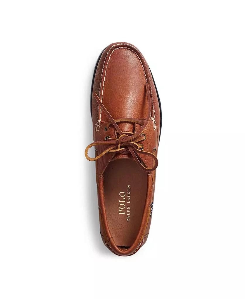 Ralph Lauren Bienne Tumbled Leather Boat Shoes 4