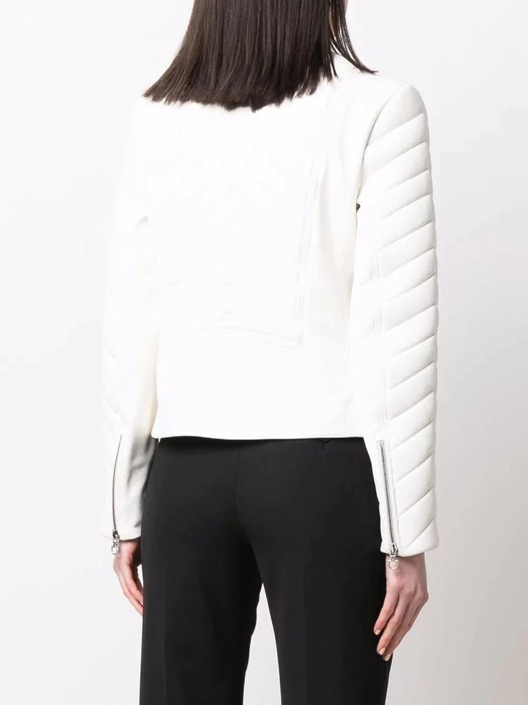 Salvatore Ferragamo Ferragamo Biker Leather Jacket 2