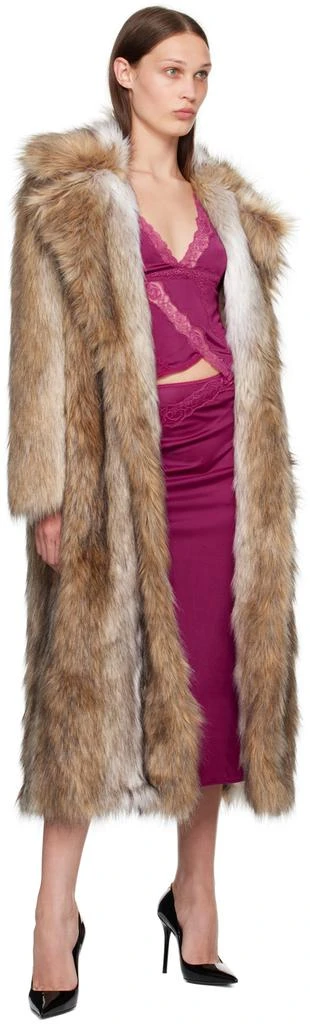 VAILLANT Pink Cigarette Midi Skirt 4