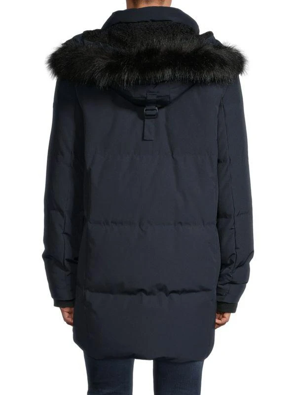 Karl Lagerfeld Paris Faux Fur-Lined & Trimmed Parka Coat 2