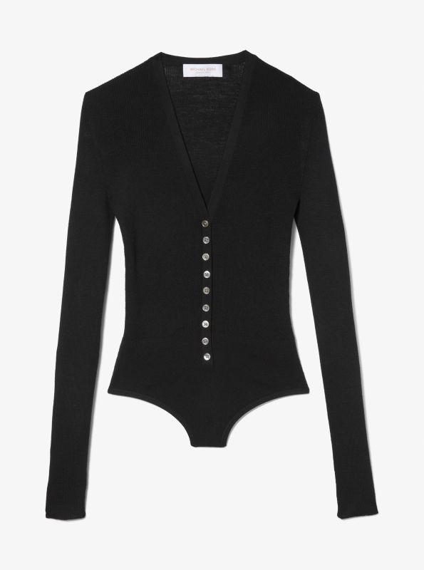 Michael Kors Superfine Wool Bodysuit