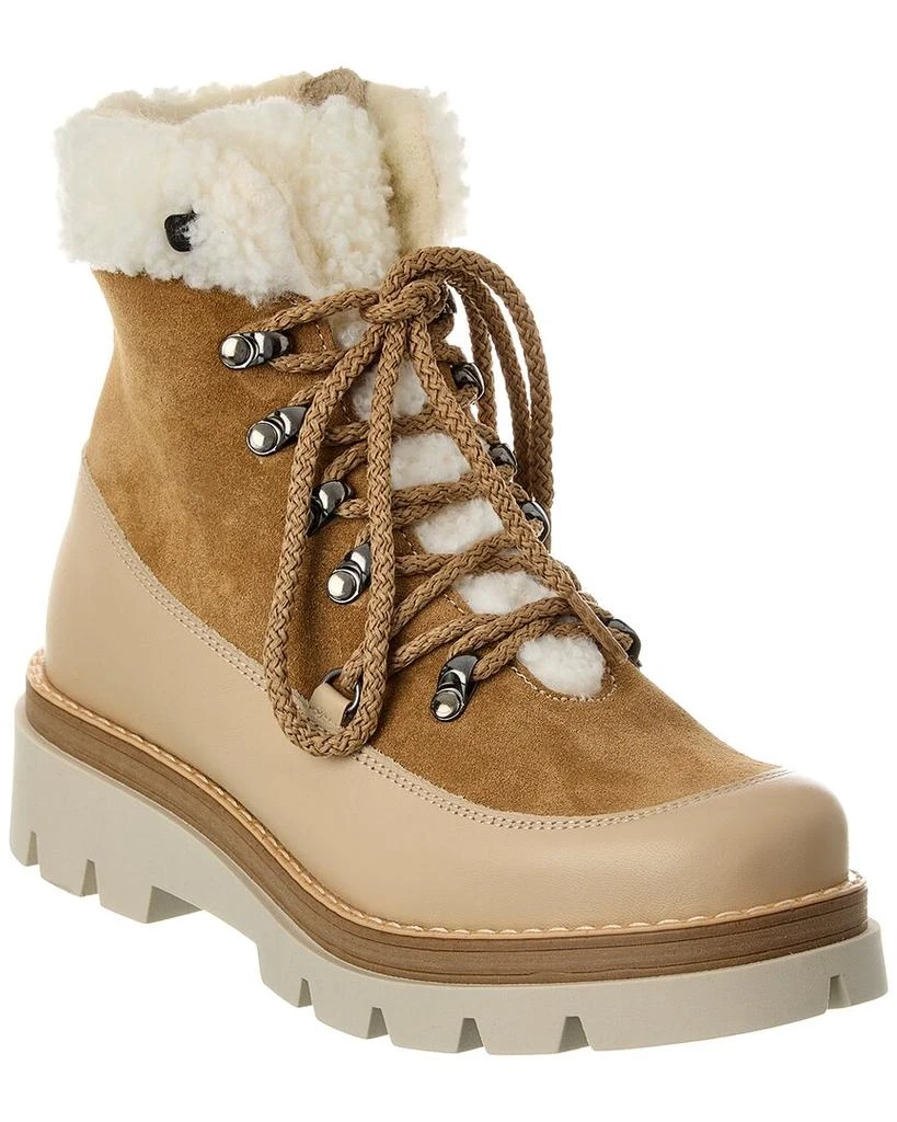 MONTELLIANA 1965 Rondine Leather & Suede Bootie 1