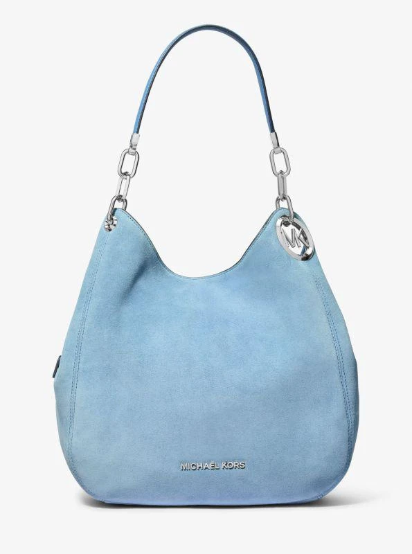 Michael Kors Lillie Large Suede Shoulder Bag 1