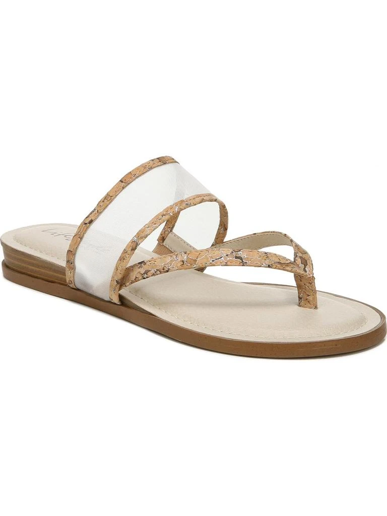 LifeStride Radiant  Womens Thong Slip On Slide Sandals 5