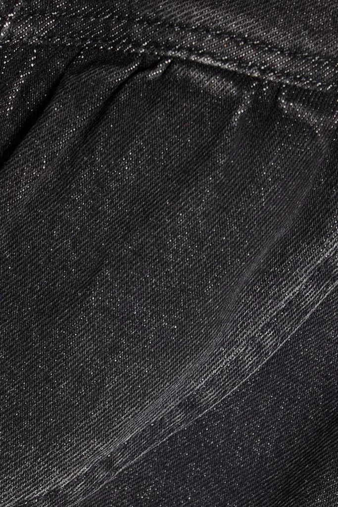 Isabel Marant Dimenia wrap-effect denim mini skirt 4