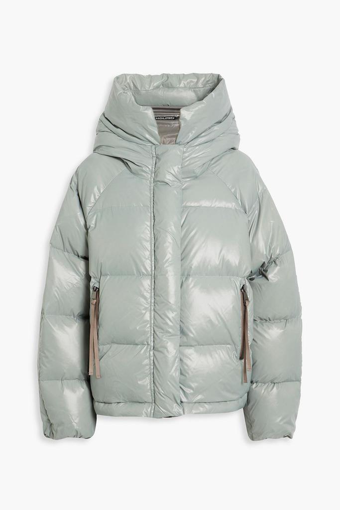 Holden Quilted coated hooded down jacket