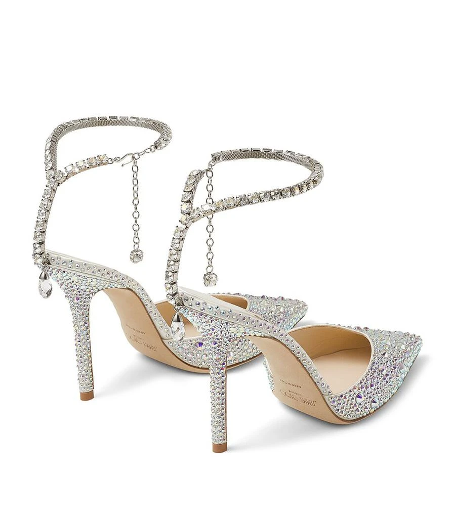 Jimmy Choo Saeda 100 Crystal Embellished Pumps 2