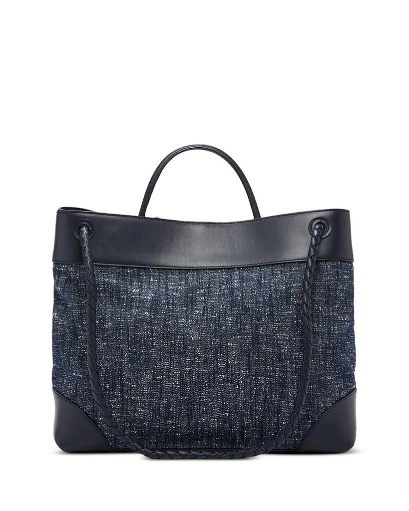 Bottega Veneta Large Andiamo Denim Top Handle Bag 10