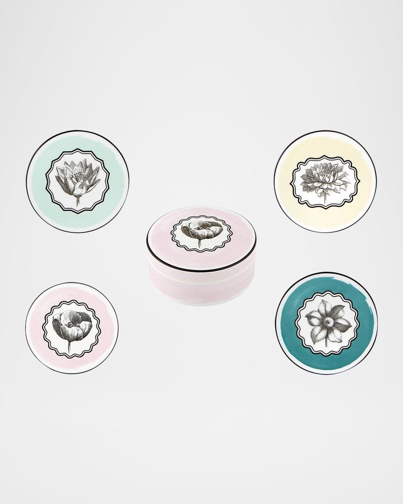 Christian Lacroix Christian Herbariae Coasters, Set of 4