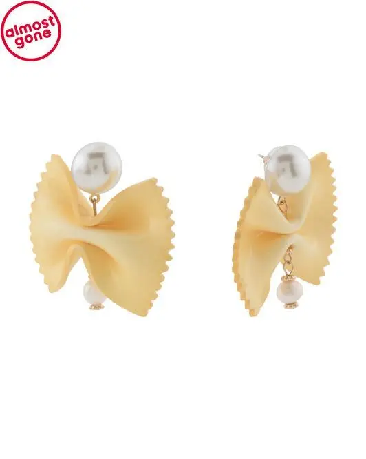 CHEFANIE Swinging Farfalle Earrings