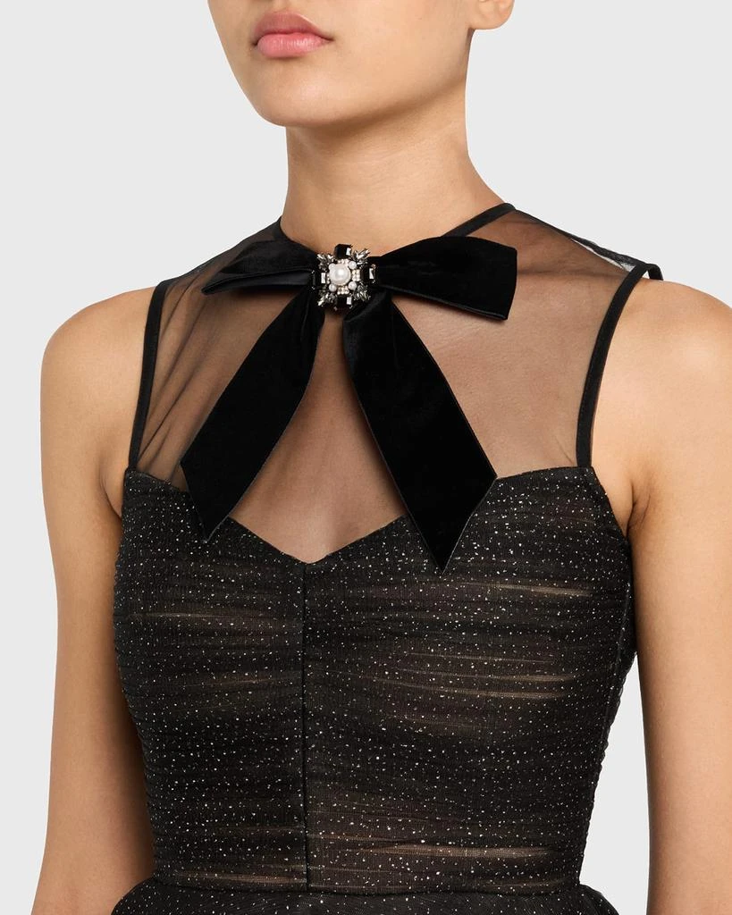 BRONX AND BANCO Charlotte Glitter Tulle Fit-&-Flare Mini Dress 5