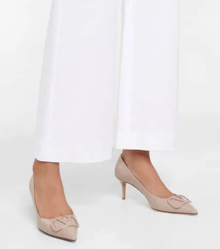 Valentino VLogo leather pumps 4