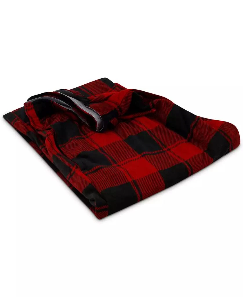 Hanes Men's Ultra Soft Plaid Brushed Fleece Pajama Pants 3