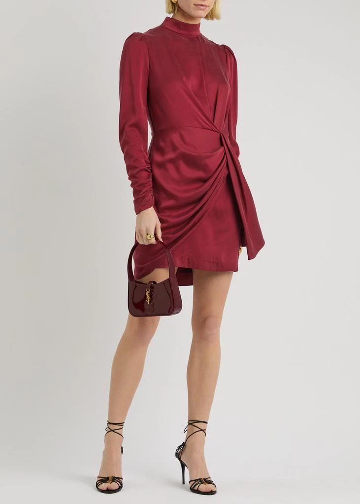 Zimmermann Draped stretch-silk satin mini dress 4
