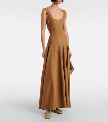 Khaite Charlotte leather ballet flats 3