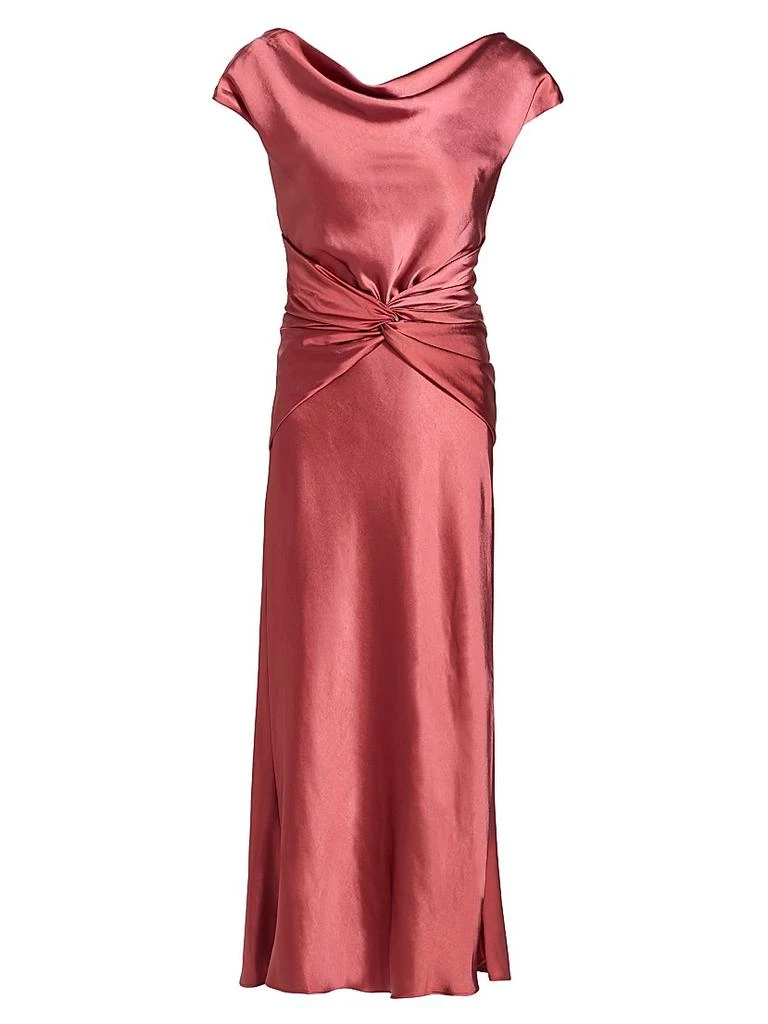 staud a line dress Lela Rose Sequin Embroidered Column Gown