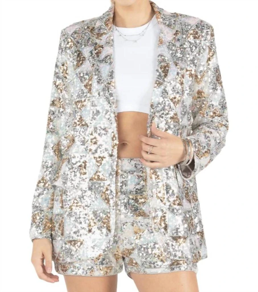 Miss Me Miss Me - Shimmer on Blazer 1