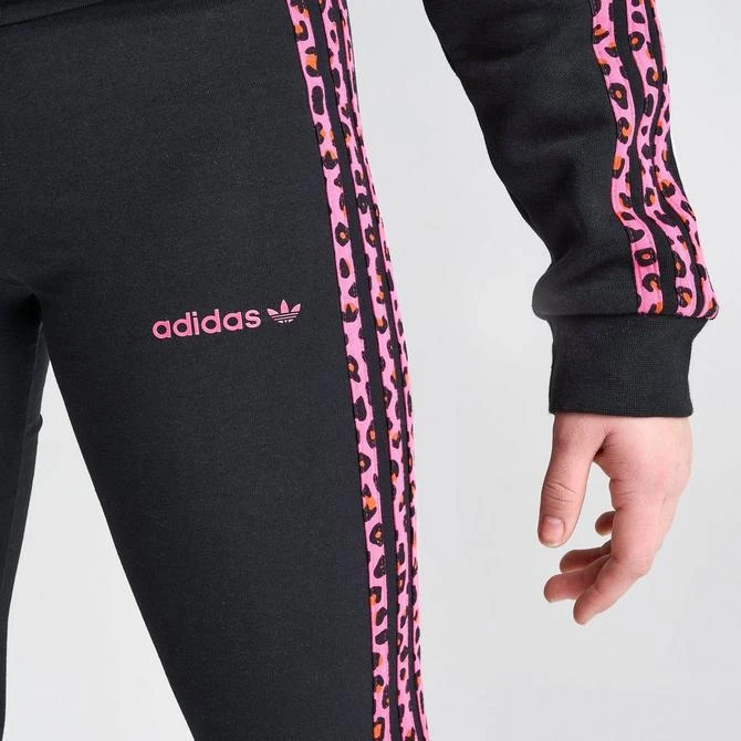 Adidas Girls' adidas Originals Leopard Stripes Leggings 5