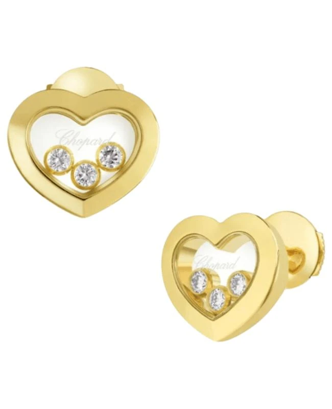 Chopard Chopard Happy Diamonds Icons 18K Yellow Gold Diamond Women's Earrings 83A611-0001 1
