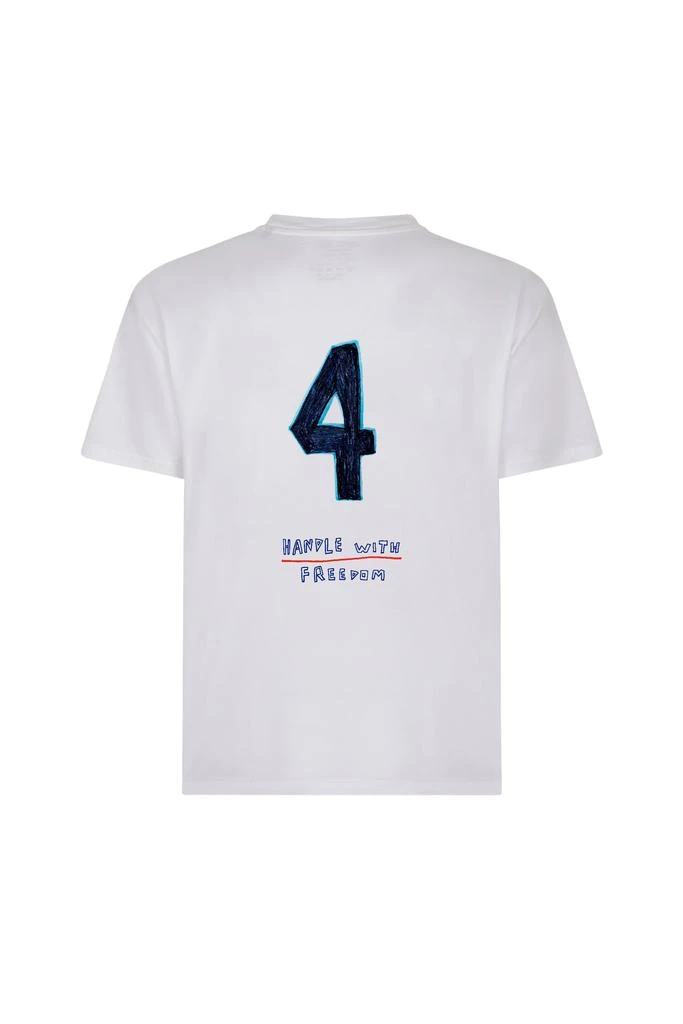 HANDLE WITH FREEDOM FOR D'ANIELLO HANDLE WITH FREEDOM FOR D'ANIELLO | White cotton T-shirt "NA TEE 4" | Man | M 2