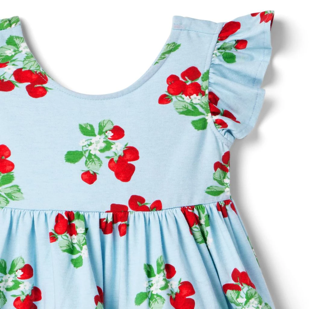 Janie and Jack Strawberry Dress (Toddler/Little Kids/Big Kids) 3