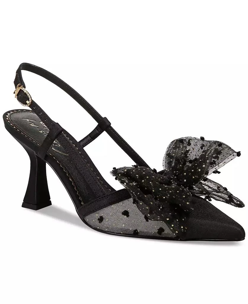 Circus NY by Sam Edelman Tess Pointed-Toe Slingback Bow Pumps 1