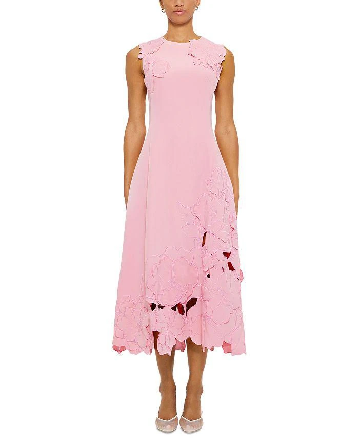 chinese dress ladies Leo Lin - Cleo Palm Sleeveless Midi Dress main image 0