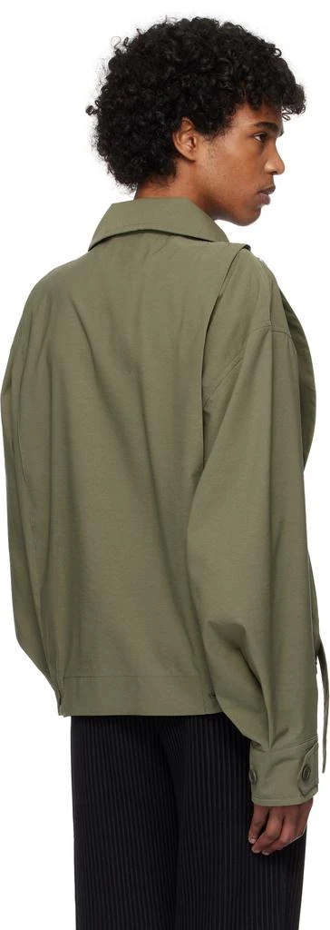 Homme Plissé Issey Miyake Khaki Parachute Blouson Jacket 3