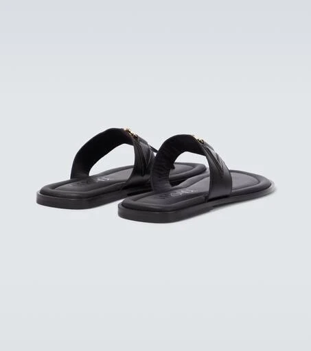 Versace Medusa leather thong sandals 6