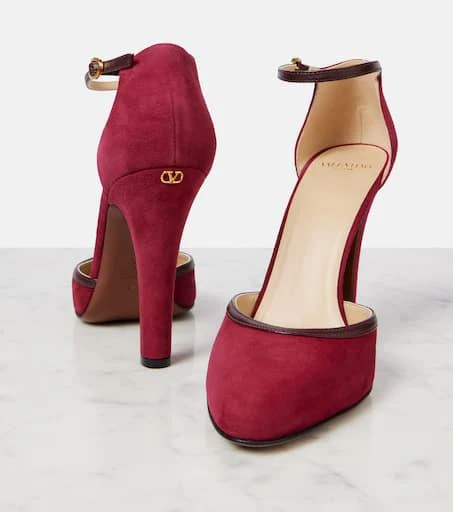 Valentino Hi Dolly 105 suede pumps 5