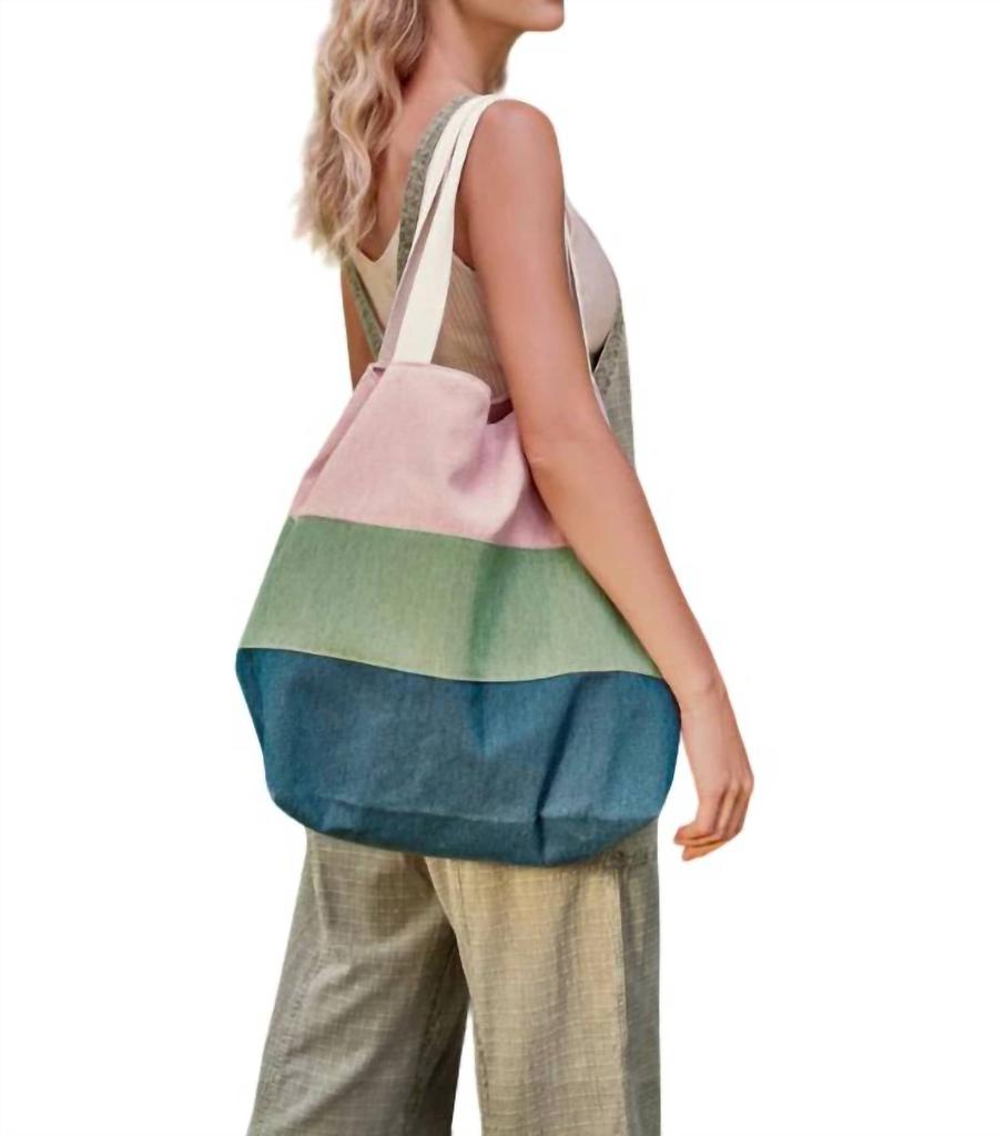 POWDER Boho Bag In Petal/sage/racing Green