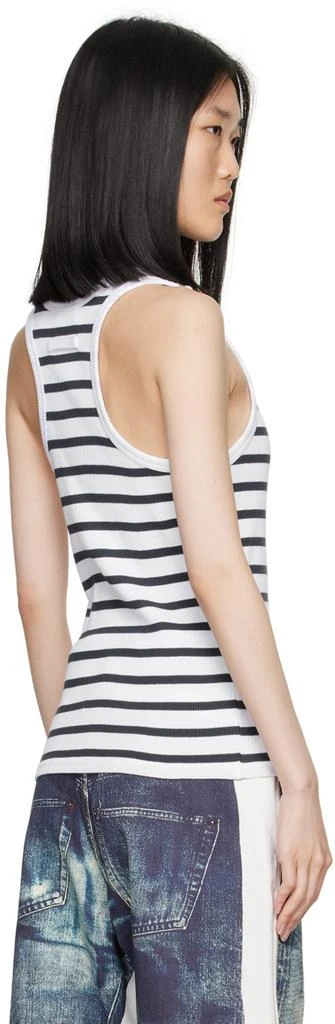 Jean Paul Gaultier White 'The Strapped Marinière' Tank Top 3