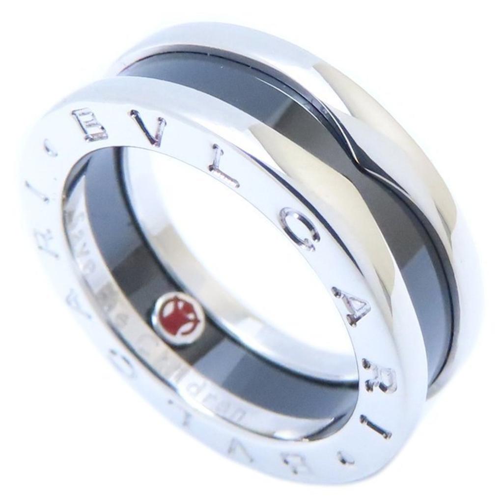 BVLGARI Ceramic 925 Band Ring (Pre-Owned)