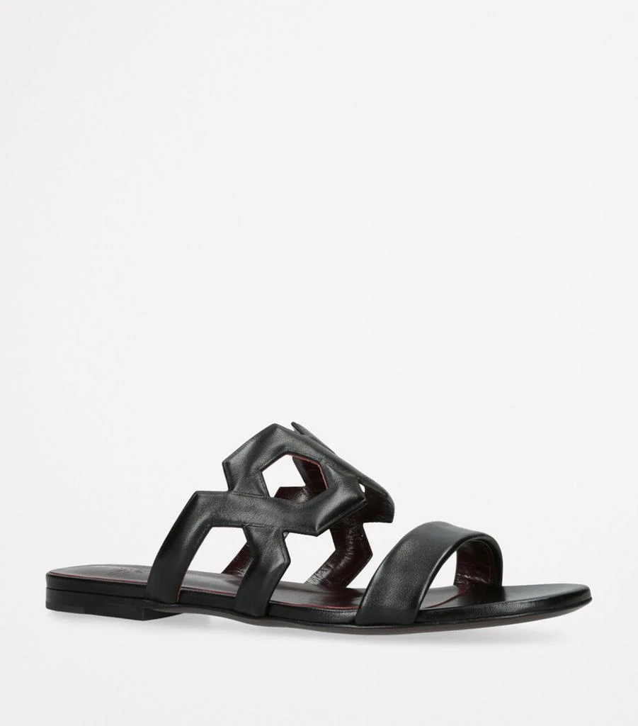 Bougeotte Leather Cut-Out Sandals 3