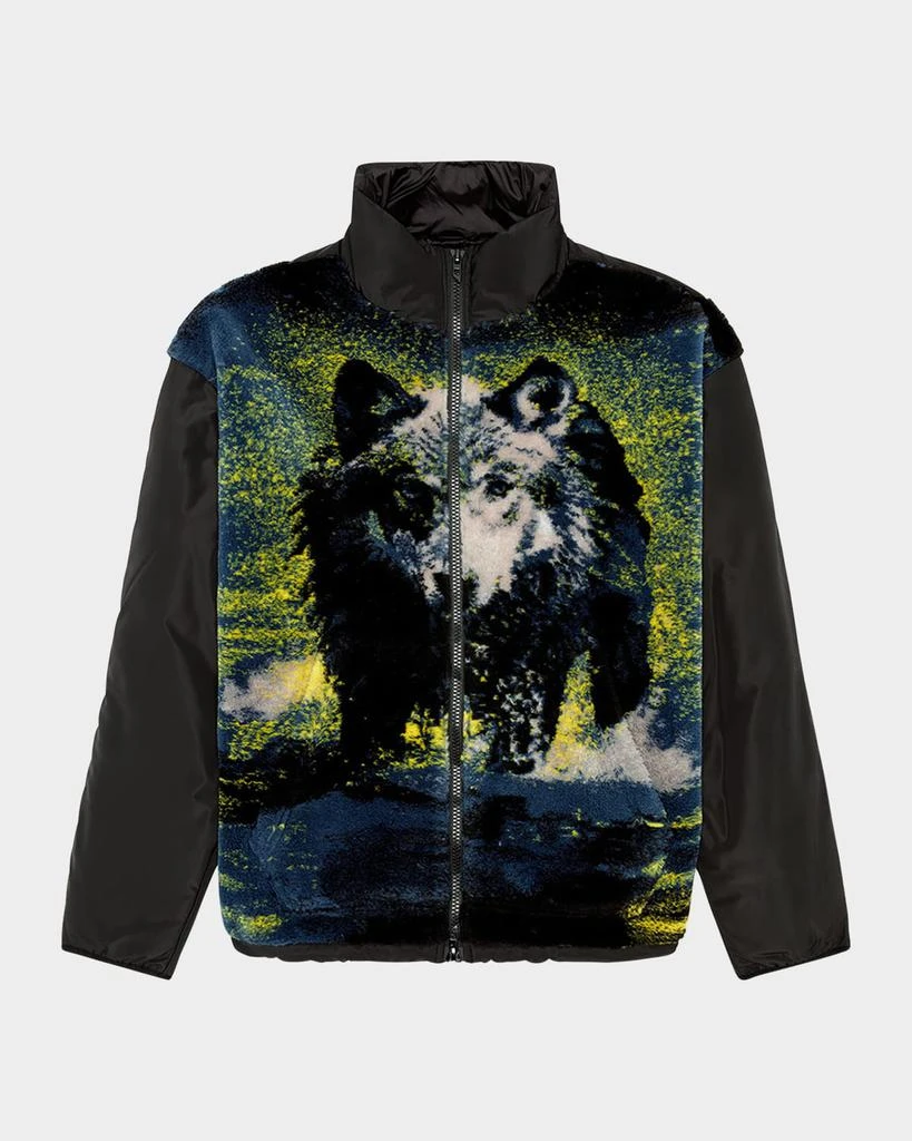 Diesel Men's S-Berto Wolf Teddy Jacket 1