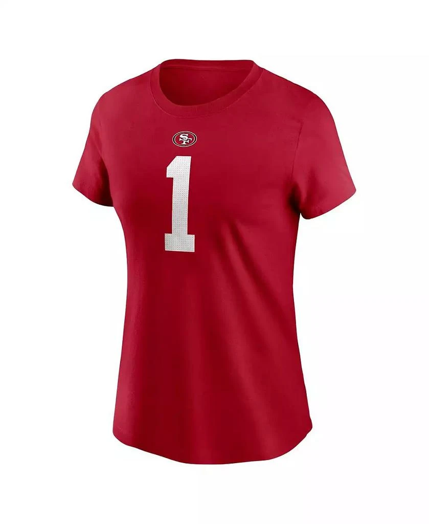 NIKE Women's Deebo Samuel Sr Scarlet San Francisco 49ers Player Name Number T-Shirt 2