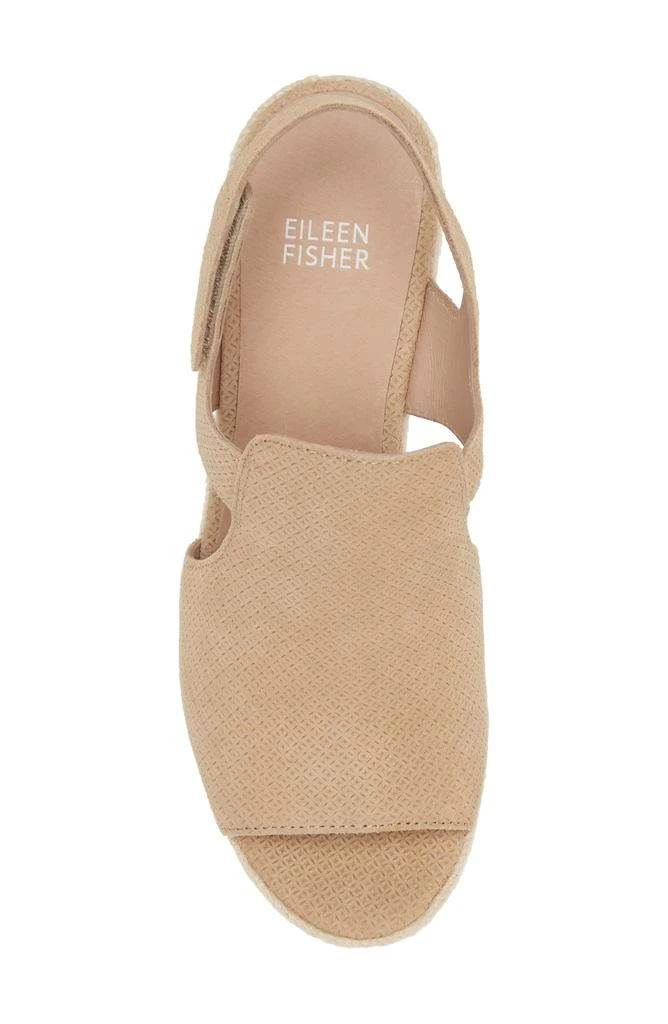 Eileen Fisher Wilda Slingback Espadrille Platform Wedge Sandal 5