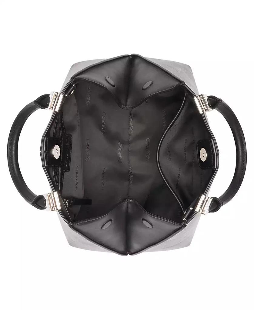 Calvin Klein Granite Convertible Satchel with Magnetic Snap 5